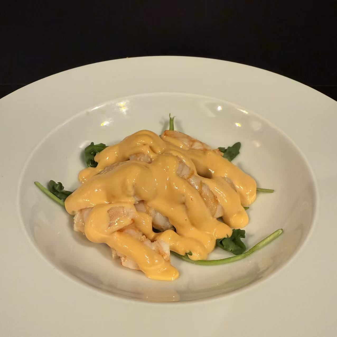 Gamberi in salsa rosa