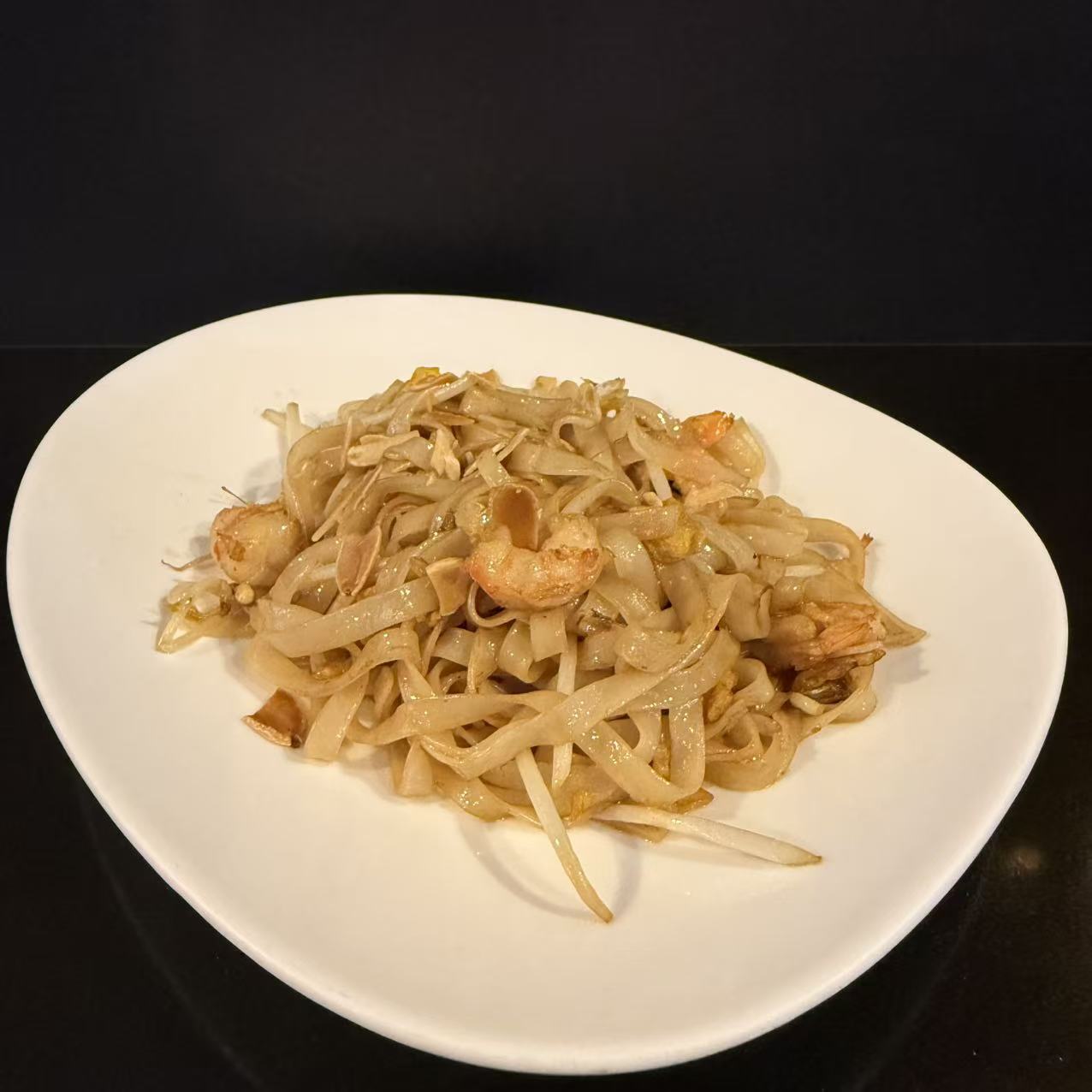 Pad thai con gamberi