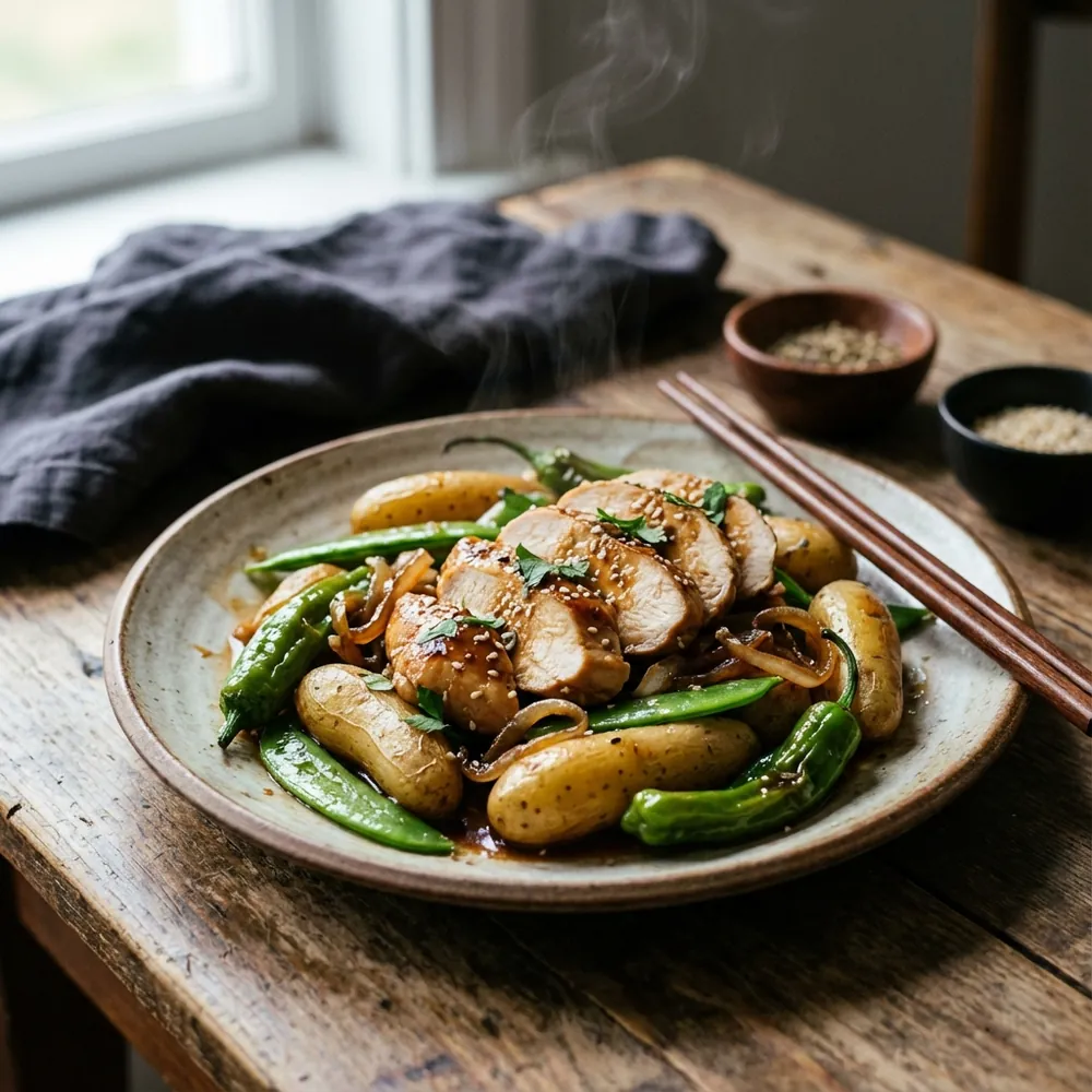 Pollo con patate
